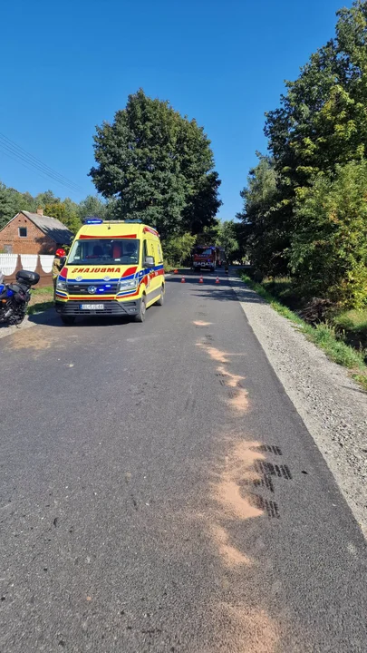 Wypadek gmina Zelów